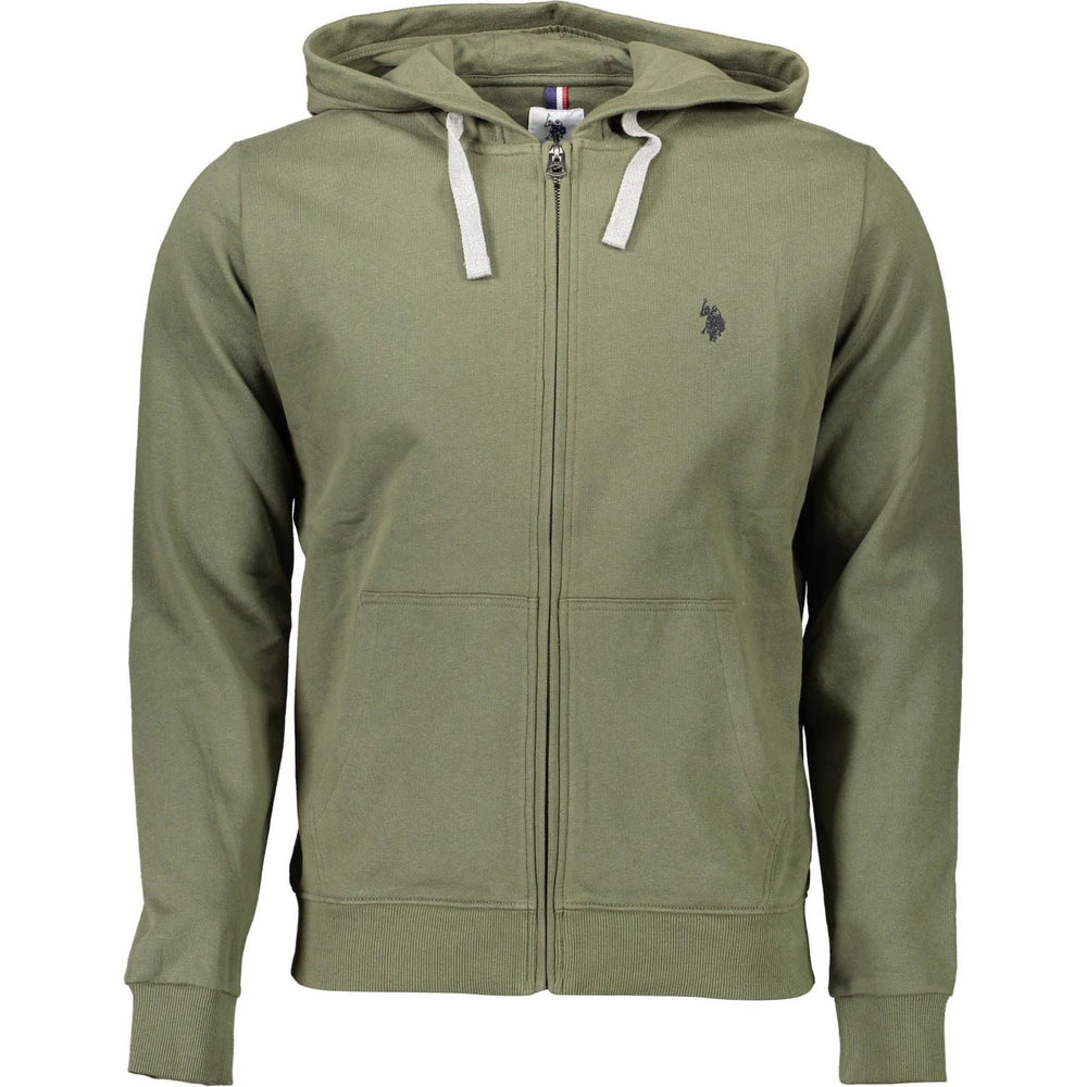 U.S. POLO ASSN. Green Cotton Men Sweater US-9345-XXL