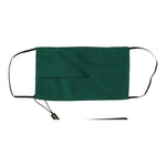 Dolce & Gabbana Green Silk Pleated Elastic Ear Strap Face Mask MS2354