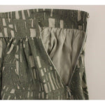 Comeforbreakfast Chic Gray Pleated Mini Skirt Comeforbreakfast Dark Olive Green
