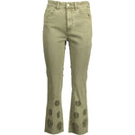 Desigual Green Cotton Women Jeans DE-14481-W36-FBB-268