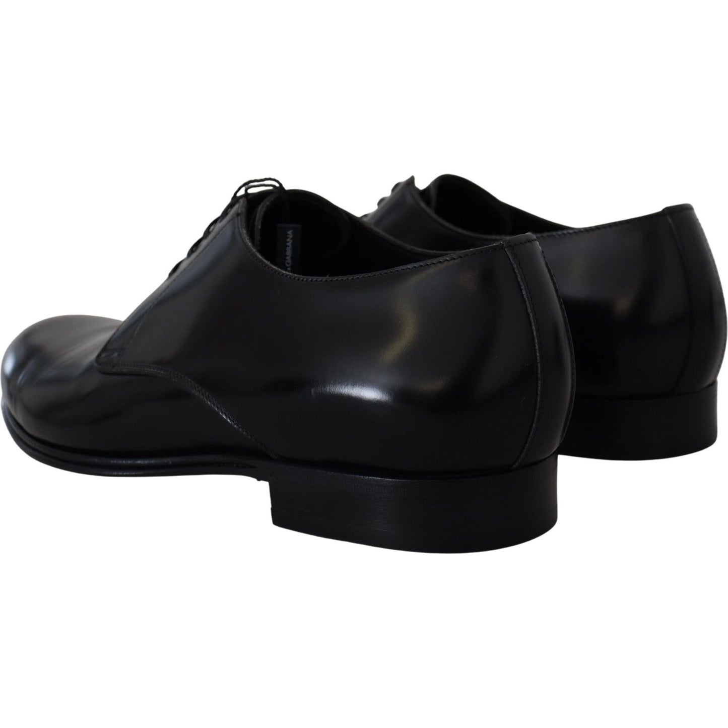 Dolce & Gabbana Black Leather Formal Dress Shoes MV4831- 39.5
