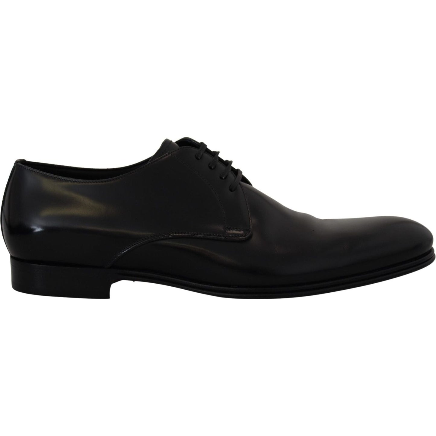Dolce & Gabbana Black Leather Formal Dress Shoes MV4831- 39.5