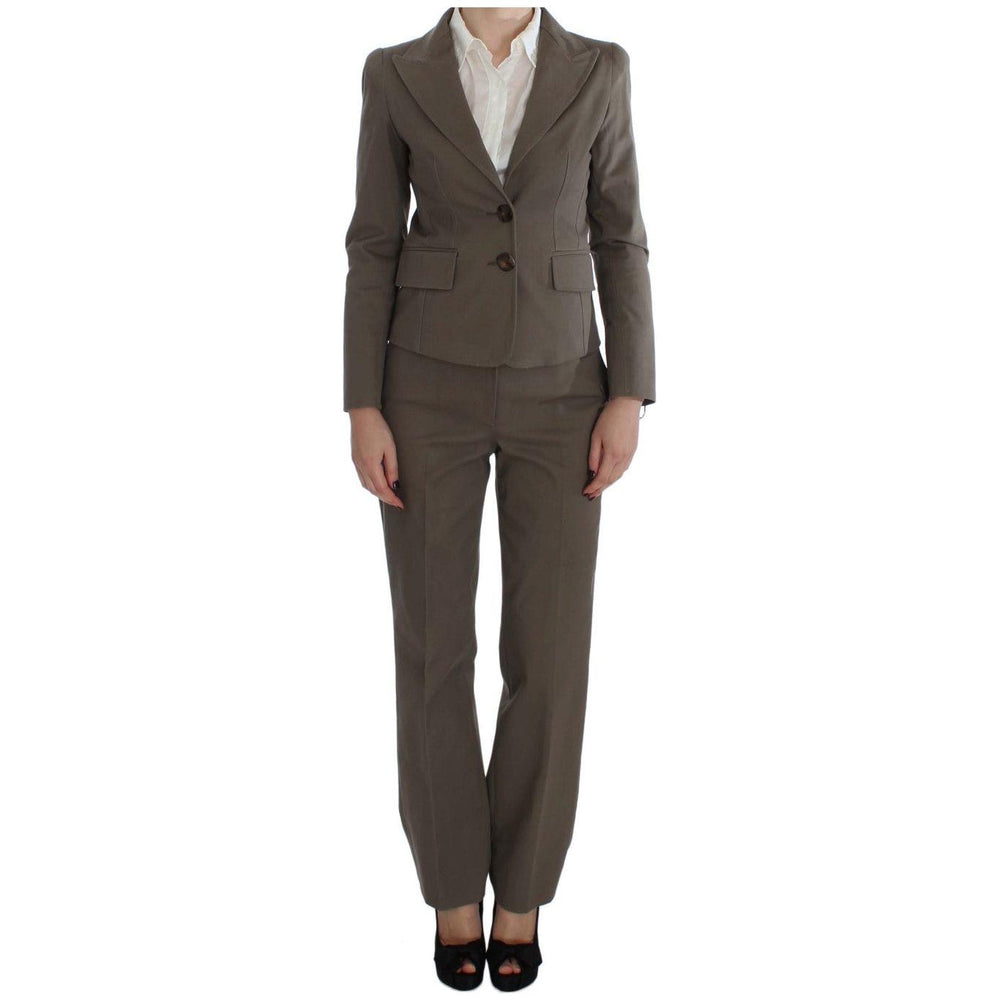 BENCIVENGA Beige Wool Cotton Suit SIG30891-3