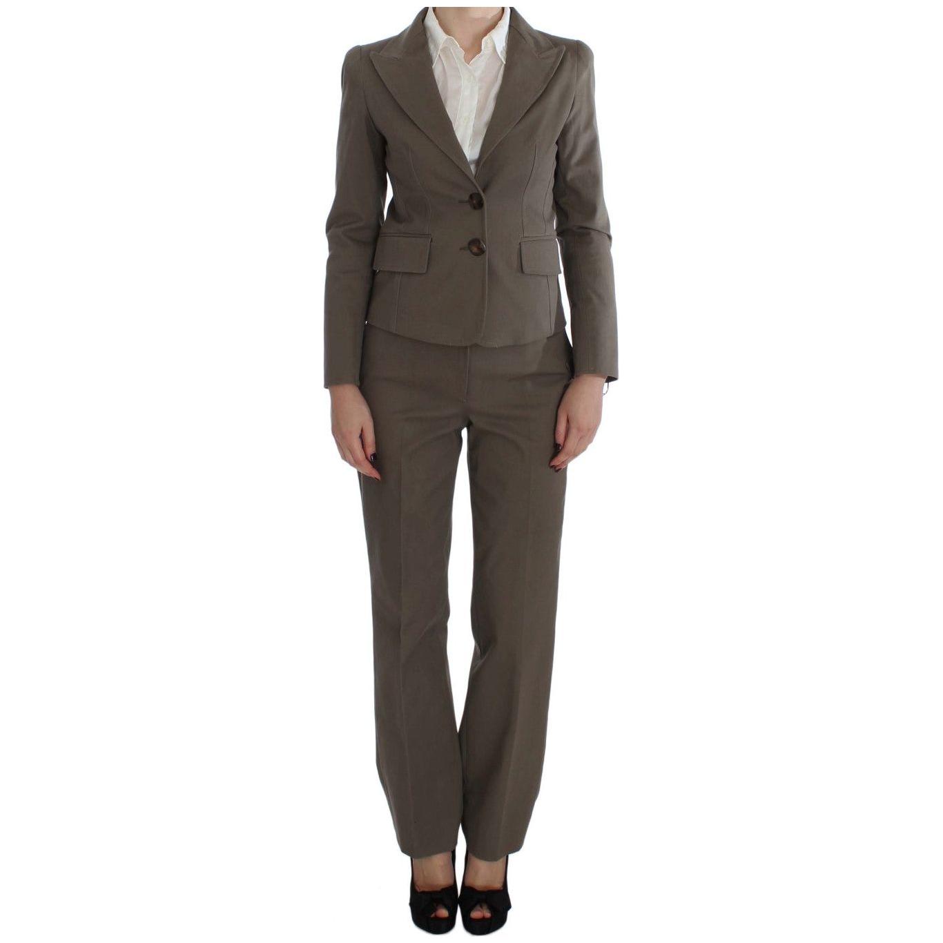 BENCIVENGA Beige Wool Cotton Suit SIG30891-3