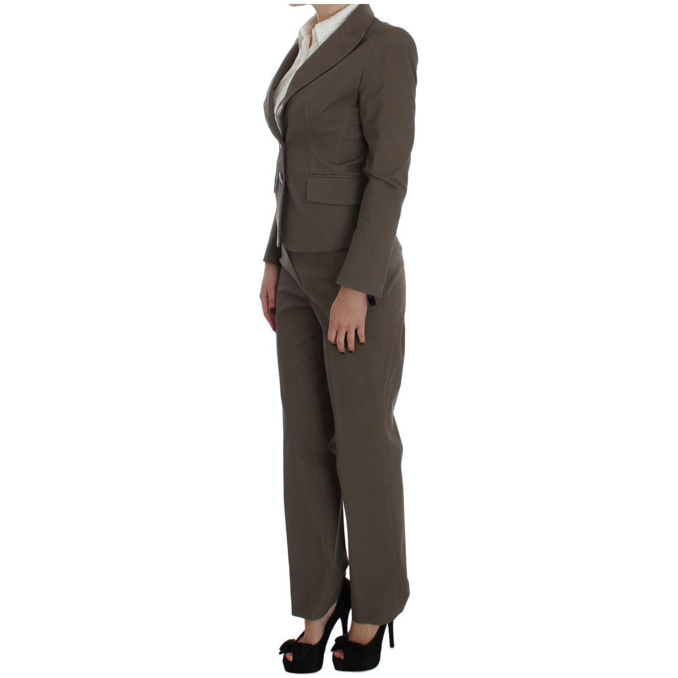 BENCIVENGA Beige Wool Cotton Suit SIG30891-3