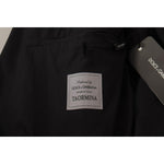 Dolce & Gabbana Black Single Breasted TAORMINA Breasted Blazer JKT3381- 50