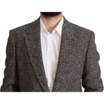 Dolce & Gabbana Gray Cotton Single Breasted Fantasy Blazer JKT3388 - 44