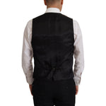 Dolce & Gabbana Black Jacket Vest 2 Piece MARTINI Blazer JKT3406- 48