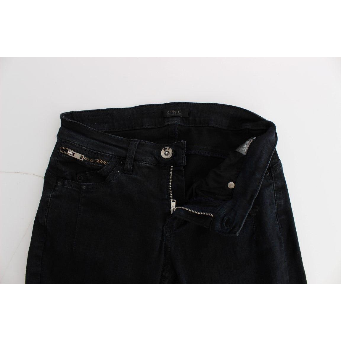 Costume National Black Cotton Slim Fit Denim Jeans SIG30115-1