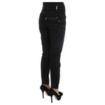 Costume National Black Cotton Slouchy Slims Fit Jeans SIG32582-1