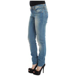 John Galliano Blue Wash Cotton Blend Slim Fit Jeans SIG30159-2