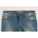 John Galliano Blue Wash Cotton Blend Slim Fit Jeans SIG30159-2