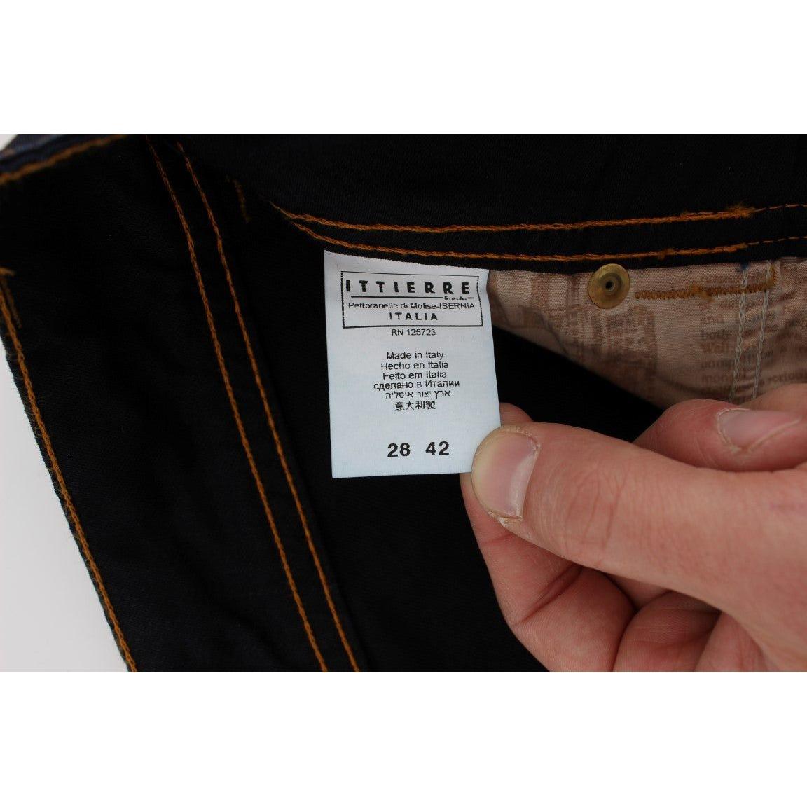 John Galliano Blue Wash Cotton Slim Fit Jeans