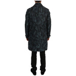 Dolce & Gabbana Blue Camouflage Trench Trench SIG60312-1