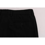 Dolce & Gabbana Black Striped Wool Stretch Pants PAN60381-54