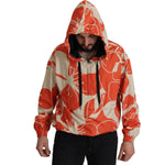 Dolce & Gabbana Multicolor Floral Hooded Pullover Sweater JKT3416- 50