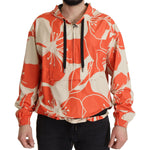 Dolce & Gabbana Multicolor Floral Hooded Pullover Sweater JKT3416- 50