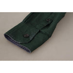 Dolce & Gabbana Dark Green Button Down Long Sleeves Shirt TSH7983- 41
