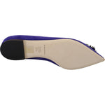 Dolce & Gabbana Purple Suede Crystals Loafers Flats Shoes LA10096- 36.5