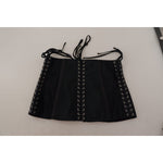 Dolce & Gabbana Black Corset Belt Stretch Waist Strap Top TSH8050 - 44