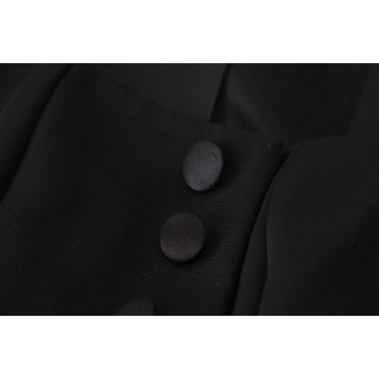 Dolce & Gabbana Black Slim Fit Long Sleeves Snap Jacket JKT3325- 38