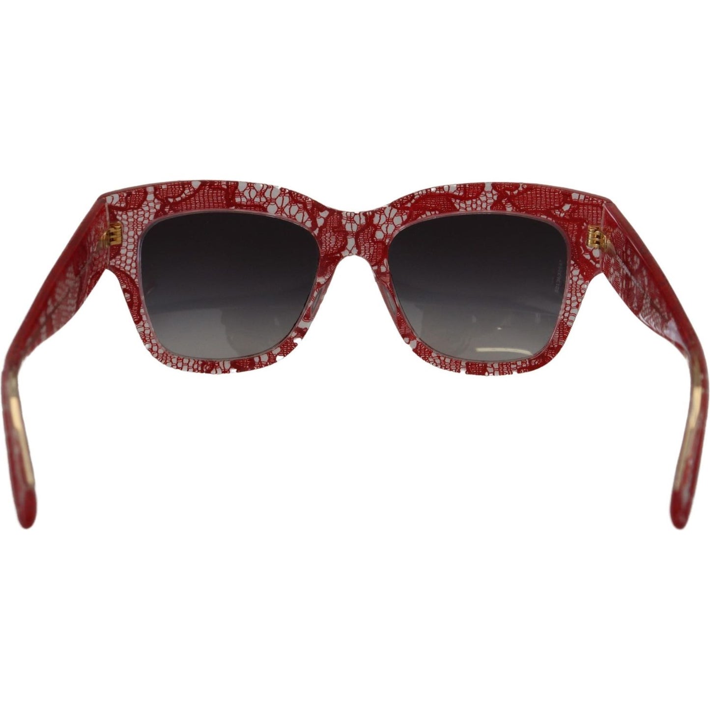 Dolce & Gabbana Red Lace Acetate Rectangle Shades DG4231Sunglasses GLA1182