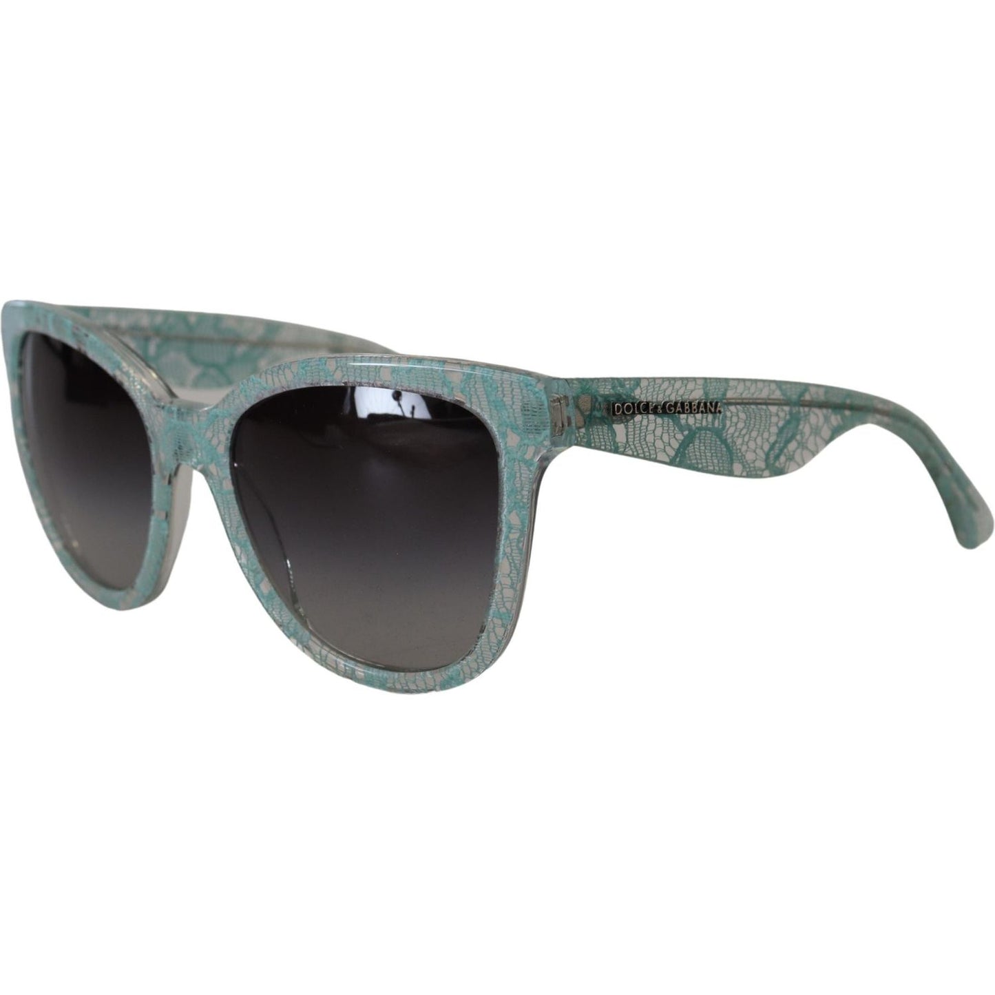 Dolce & Gabbana Blue Lace Acetate Crystal Round DG4190 Sunglasses GLA1187