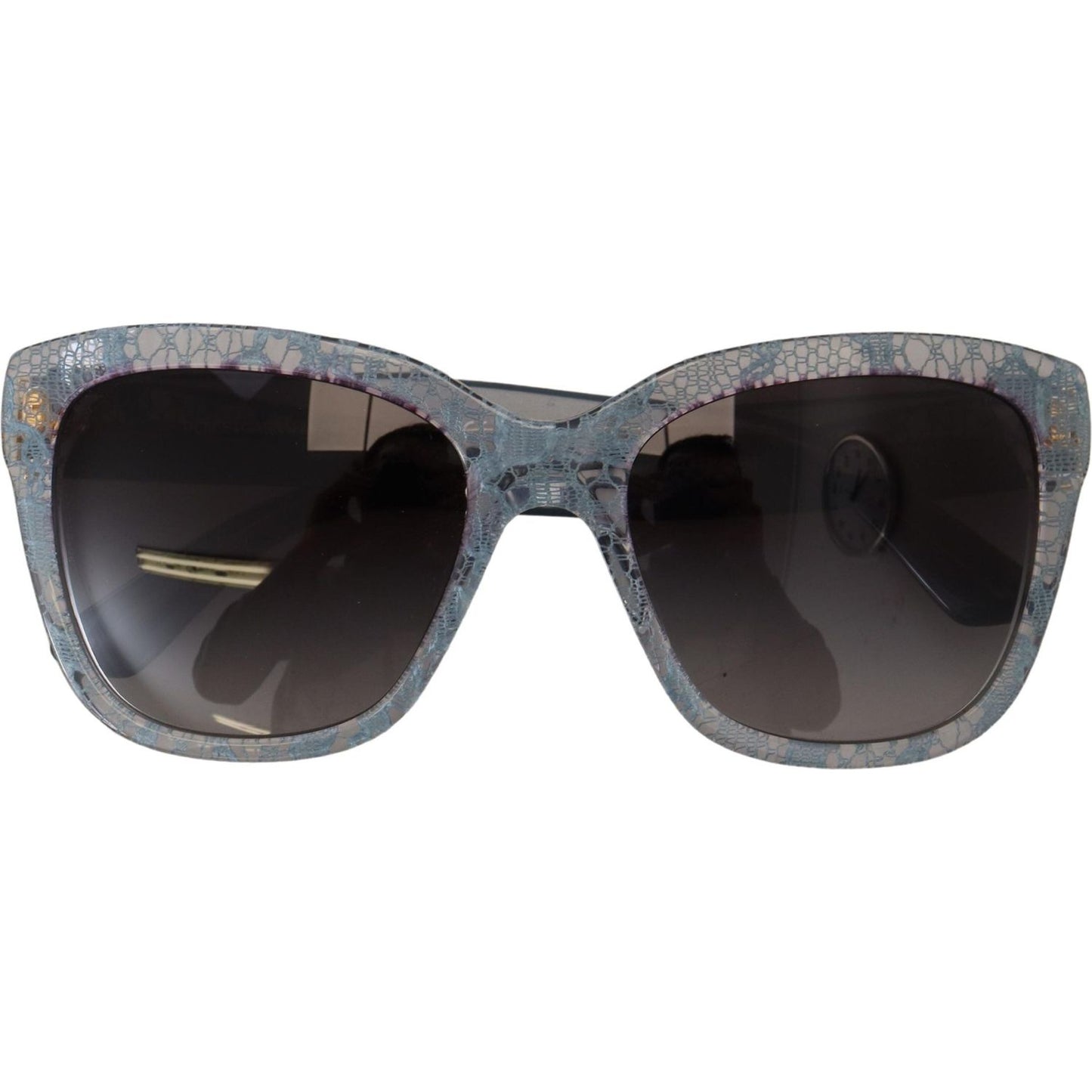 Dolce & Gabbana Blue Lace Acetate Rectangle Shades DG4226 Sunglasses GLA11556