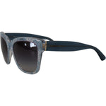 Dolce & Gabbana Blue Lace Acetate Rectangle Shades DG4226 Sunglasses GLA11556