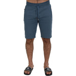 Dolce & Gabbana Blue Cotton Bermuda Casual Mens Shorts PAN73398- 46