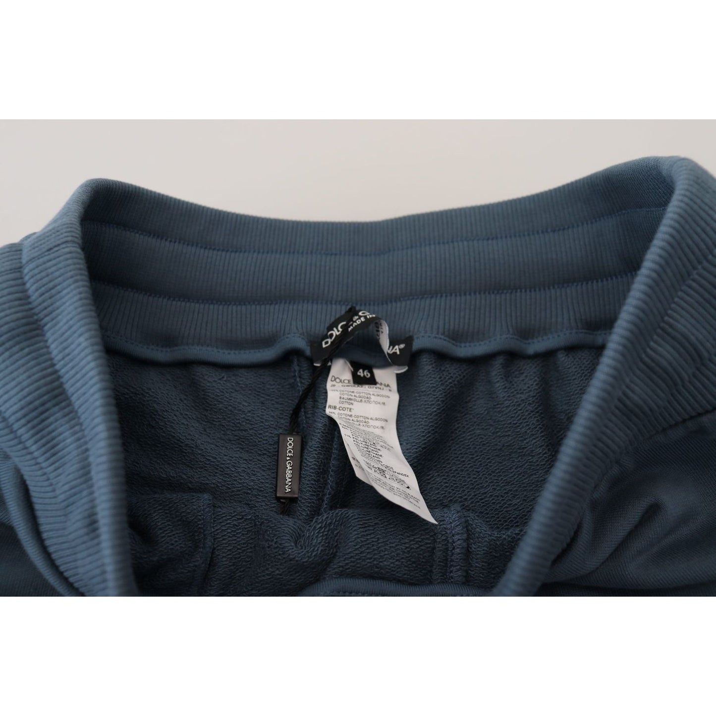 Dolce & Gabbana Blue Cotton Bermuda Casual Mens Shorts PAN73398- 46