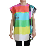 Dolce & Gabbana Multicolor TV Print Blouse Cotton T-shirt TSH83243- 38