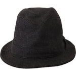 Dolce & Gabbana Gray Virgin Wool Logo Fedora Trilby Cappello Hat HAT9297- 56