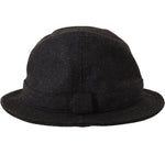 Dolce & Gabbana Gray Virgin Wool Logo Fedora Trilby Cappello Hat HAT9297- 56