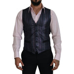 Dolce & Gabbana Multicolor Polyester Waistcoat Dress Formal Vest TSH83315 - 48