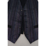 Dolce & Gabbana Multicolor Polyester Waistcoat Dress Formal Vest TSH83315 - 48