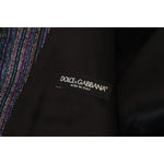 Dolce & Gabbana Multicolor Polyester Waistcoat Dress Formal Vest TSH83315 - 48