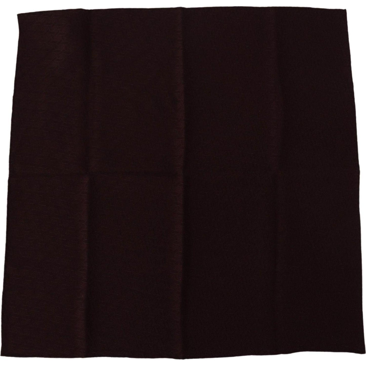 Dolce & Gabbana Brown Silk Blend Square Wrap Handkerchief Scarf MS6186
