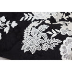 Dolce & Gabbana Black Lace Trim Half Sleeves A-line Dress PAN28794 - 42