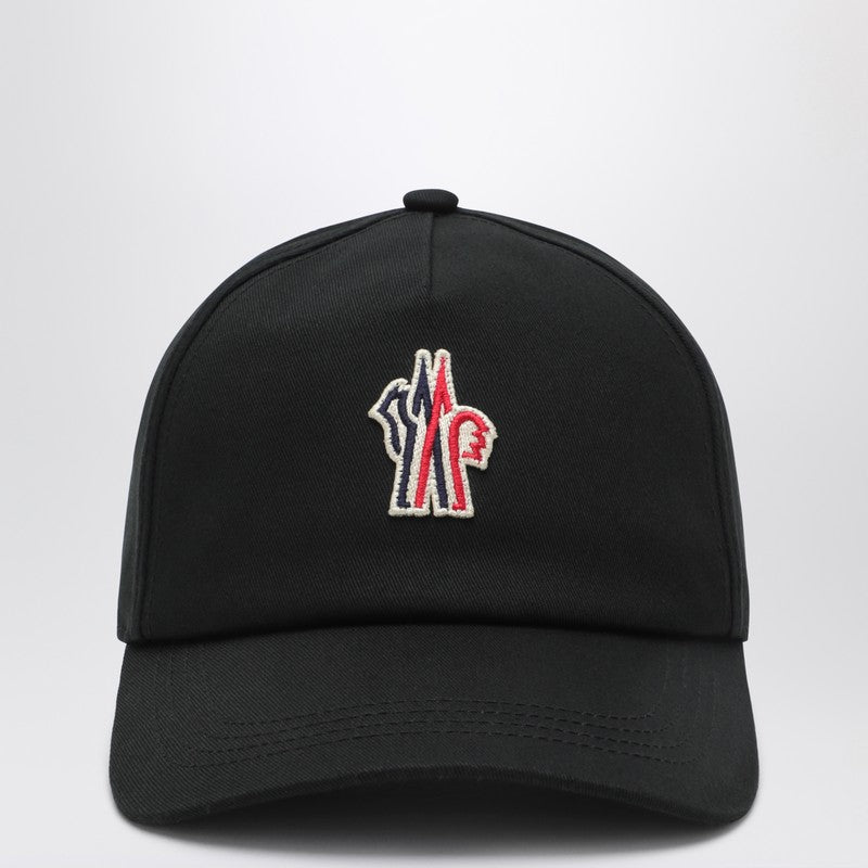 Moncler Grenoble Black Cap with visor and logo patch LDin,Men,Men > Accessories,Men > Accessories > Scarves Hats & Gloves,Spring - Summer 2025,Yes Eu 3B000-0304863/Q_MONGR-999_100