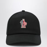 Moncler Grenoble Black Cap with visor and logo patch LDin,Men,Men > Accessories,Men > Accessories > Scarves Hats & Gloves,Spring - Summer 2025,Yes Eu 3B000-0304863/Q_MONGR-999_100