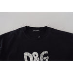 Dolce & Gabbana Black D&G Fashion Round Neck Cotton T-shirt TSH83255 - 40