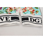 Dolce & Gabbana Multicolor Floral Sweatpants Pants PAN73071 - 36