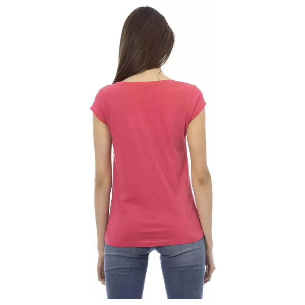 Trussardi Action Multicolor Cotton Women T-Shirt TR-23079-M
