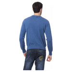 Billionaire Italian Couture Embroidered Merino Wool Crew Neck Sweater BI-10490-S-FBB-94