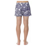 Roberto Cavalli Sport Light Blue Polyester Men's Swim Trunk RO-13752-IT50 | L
