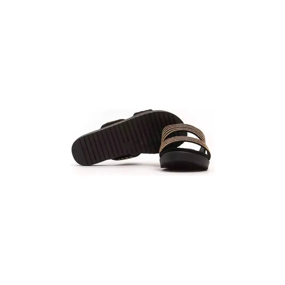 Péché Originel Gold Textile Women Sandal PÉOR-18729-EU35/US5