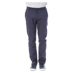 Verri Blue Polyester Men's Pant Verri Dark Slate Gray