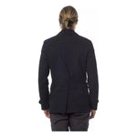 Verri Blue Cotton Men Blazer Verri Dark Slate Gray