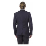 Verri Blue Wool Men Blazer Verri Dark Slate Gray